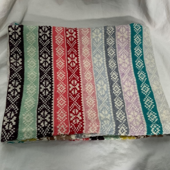 NWT Gap Fair Isle Infinity Scarf Wool Blend - Picture 2 of 6